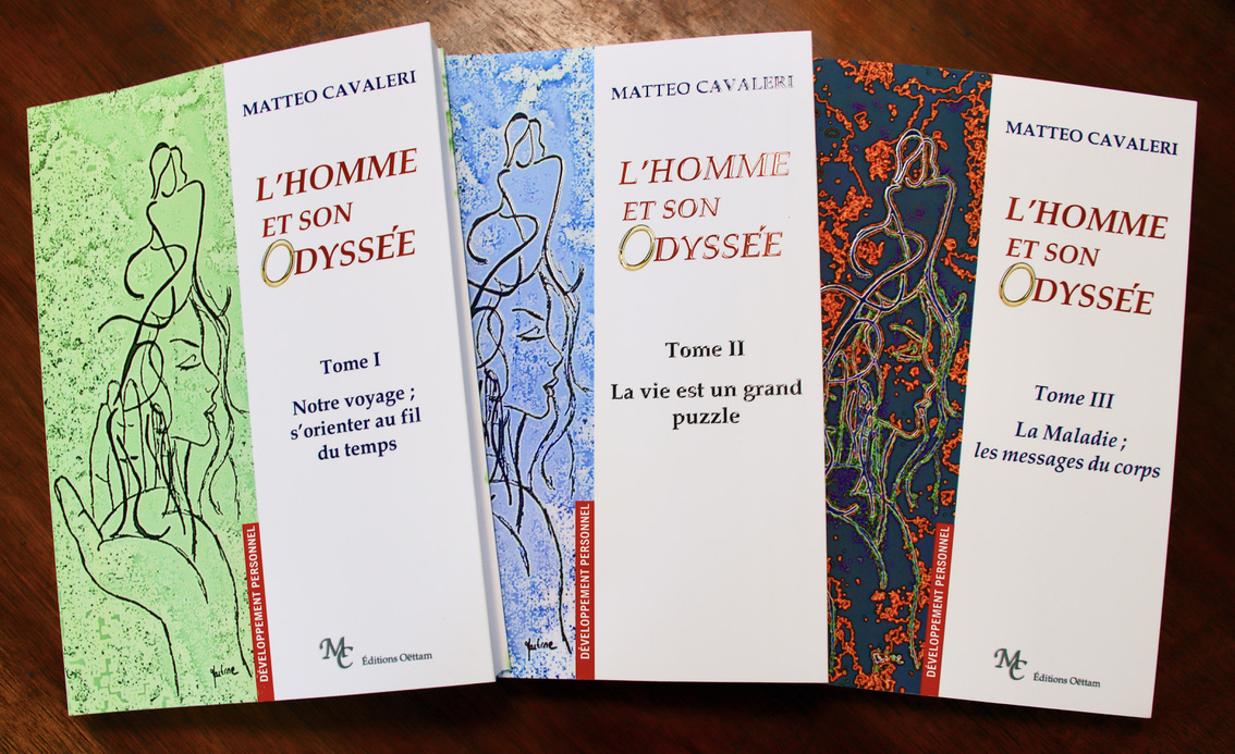Les trois tomes de L'Homme et son Odyssée